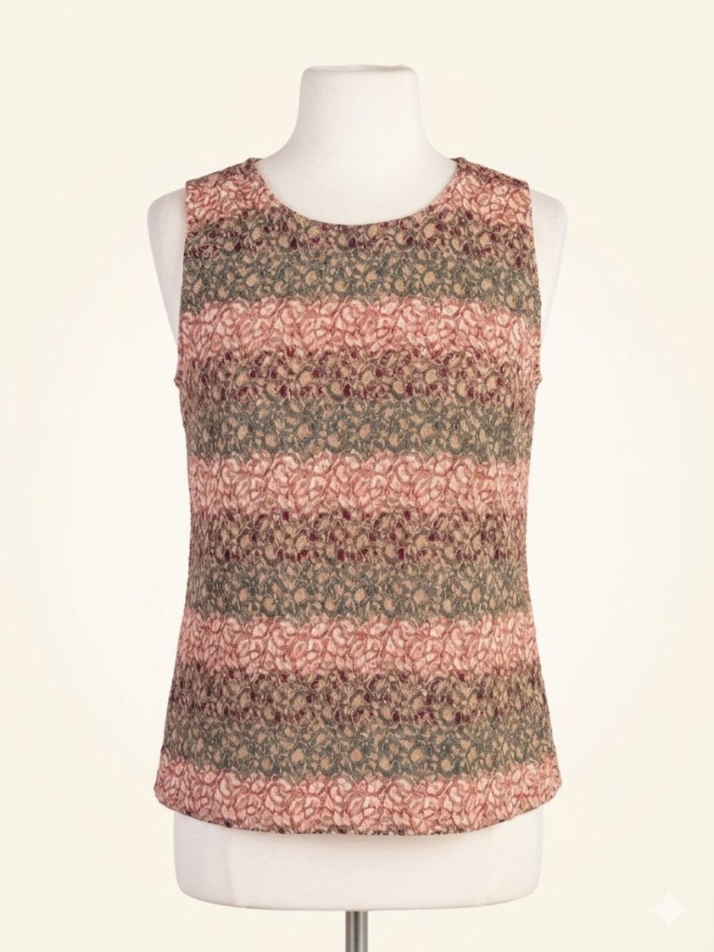 UNITS All Lace Tank Top Size Large EUC